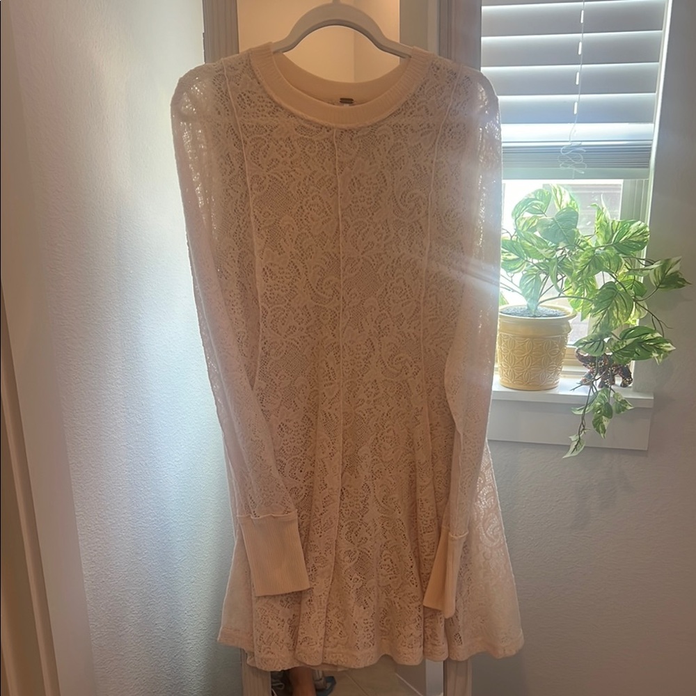 Free People Coffee In The Morning Knit Tunic